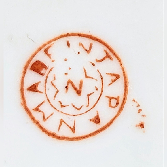 Small tea set 1960's Royal Nippon porcelain vintage Japanese orange luster - Picture 15 of 16